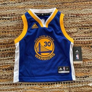 Stephen Steph Curry #30 Golden State Warriors Adidas Jersey - YOUTH Size 2T ~NWT